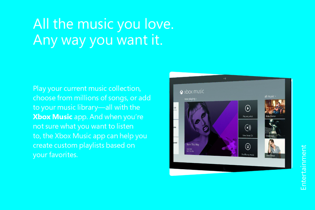 Microsoft 3UR-00001, FQC06913, WN700388, WN700404, FQC05940, 5VR00001, FQC-05956 All the music you love. Any way you want it 