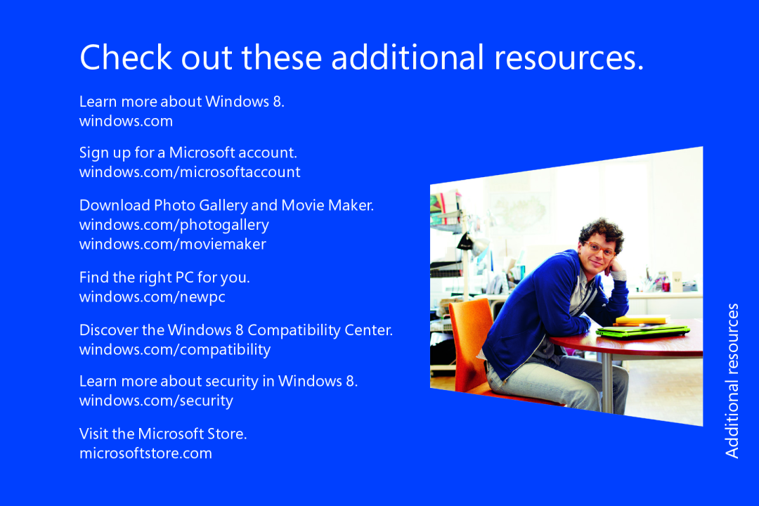 Microsoft FQC-05956, FQC06913, WN700388, WN700404, FQC05940 manual Check out these additional resources, Additional resources 