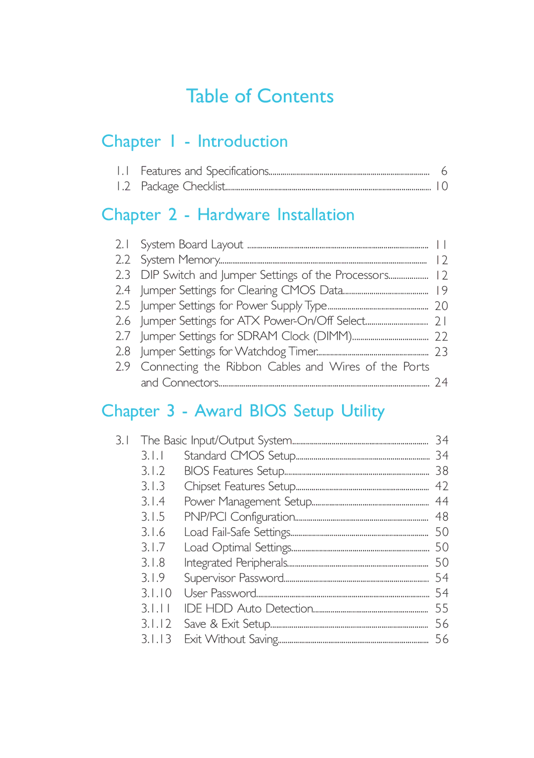 Microsoft G7VP2 manual Table of Contents 