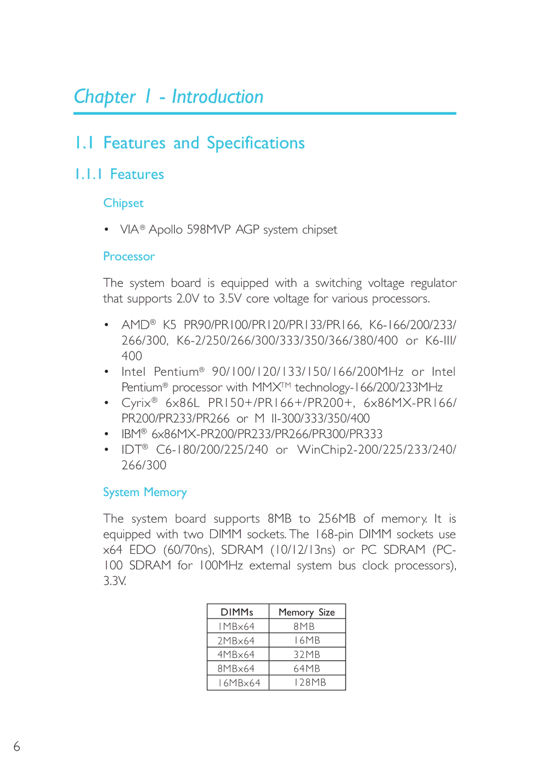 Microsoft G7VP2 manual Introduction, Features and Specifications 