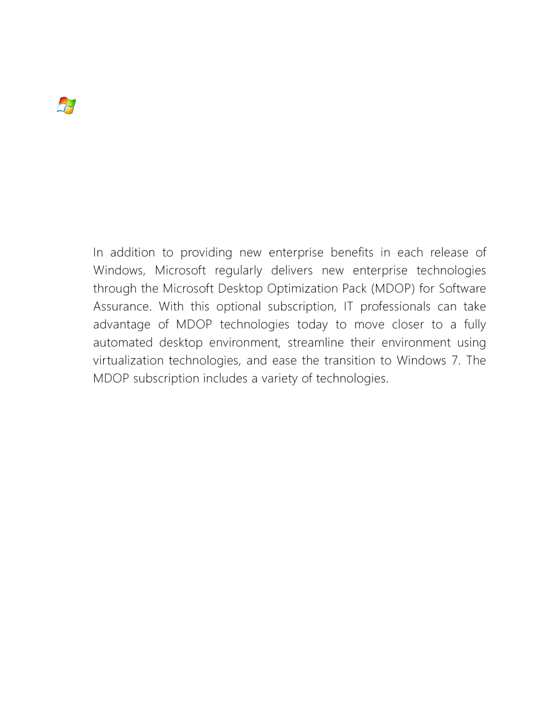 Microsoft FQC04617, GLC00182, GLC01878, GLC00184, GFC00941, GFC02021, GLC-01809, GFC-02050 Microsoft Desktop Optimization Pack 