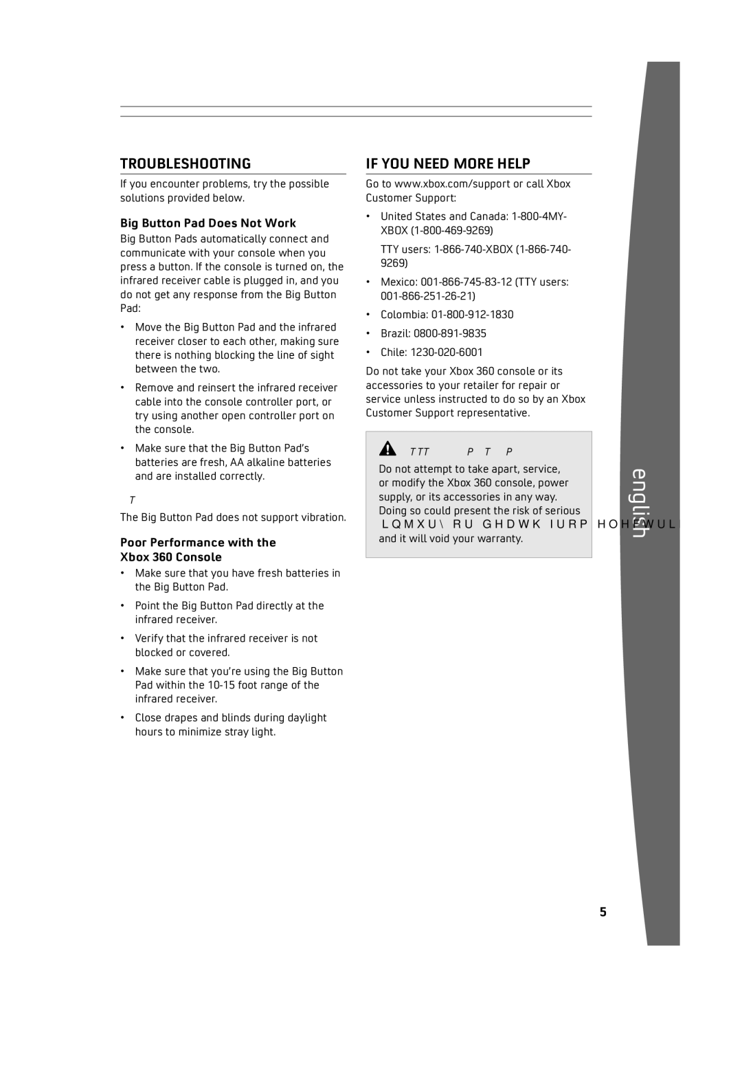 Microsoft ICES-003, 032502 Troubleshooting, If YOU Need More Help, Big Button Pad Does Not Work, Do Not Attempt Repairs 