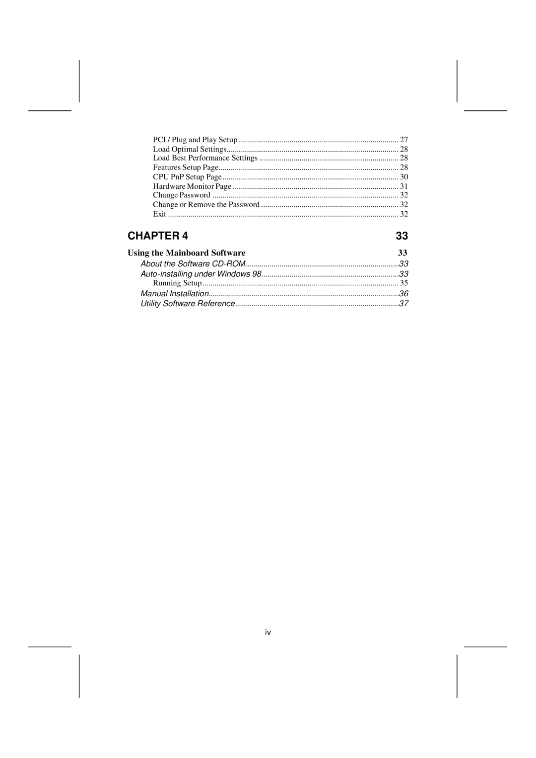 Microsoft mainboard, K7S5A manual Using the Mainboard Software 