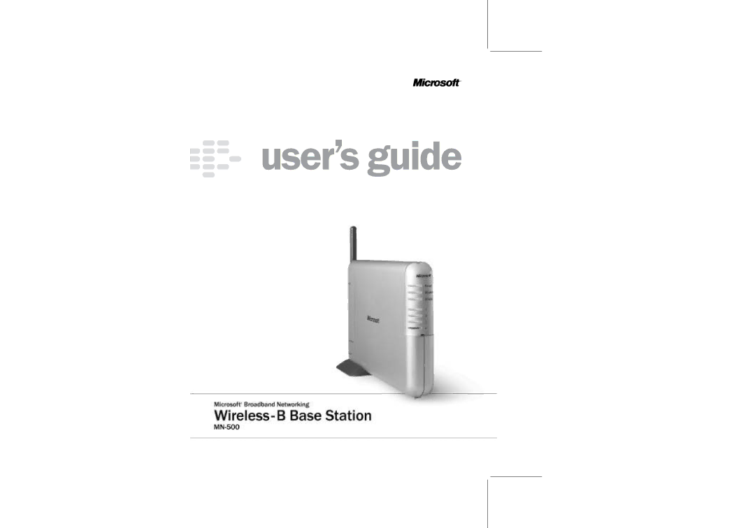 Microsoft MN-500 manual 