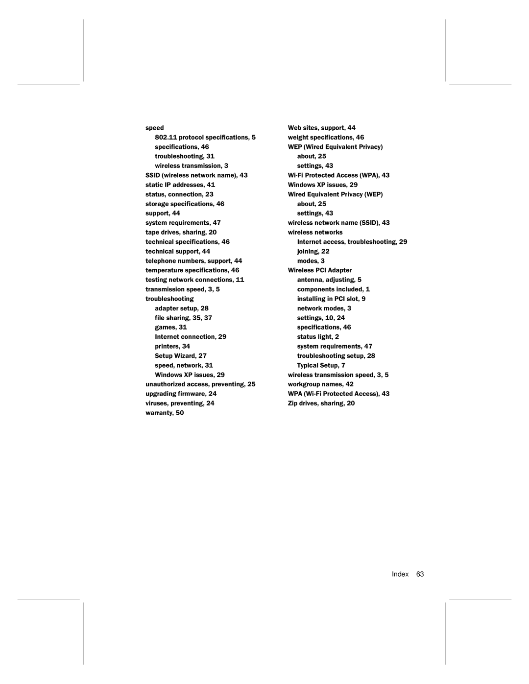 Microsoft MN-730 manual Index 