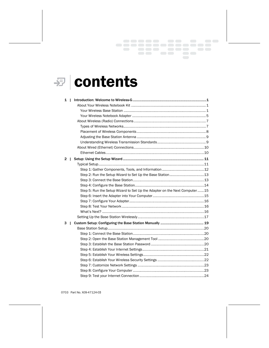 Microsoft MN-820 manual Contents 