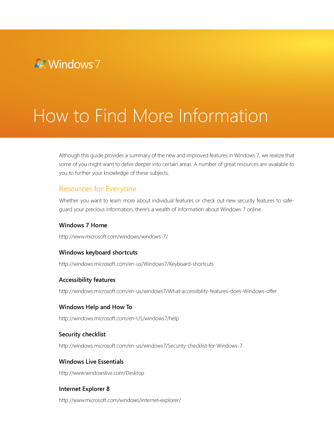 Microsoft QLF-00195 manual How to Find More Information 