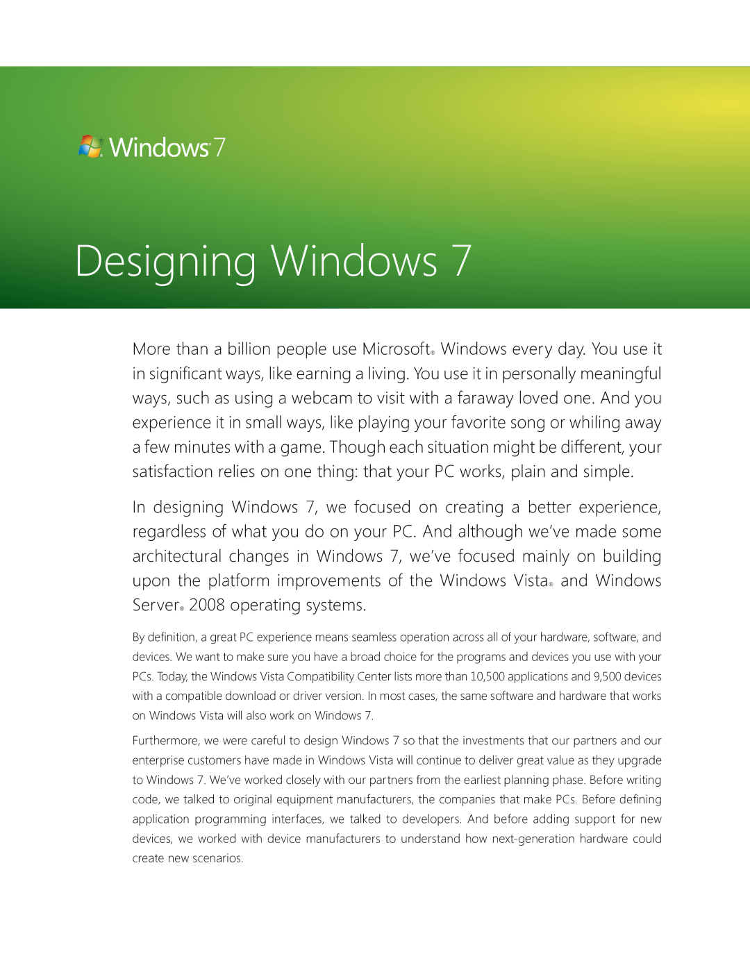 Microsoft QLF-00195 manual Designing Windows 