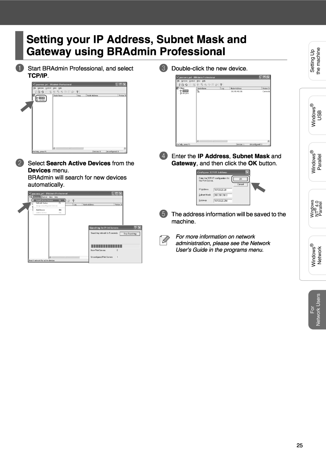 Microsoft SPC210SF setup guide Tcp/Ip 