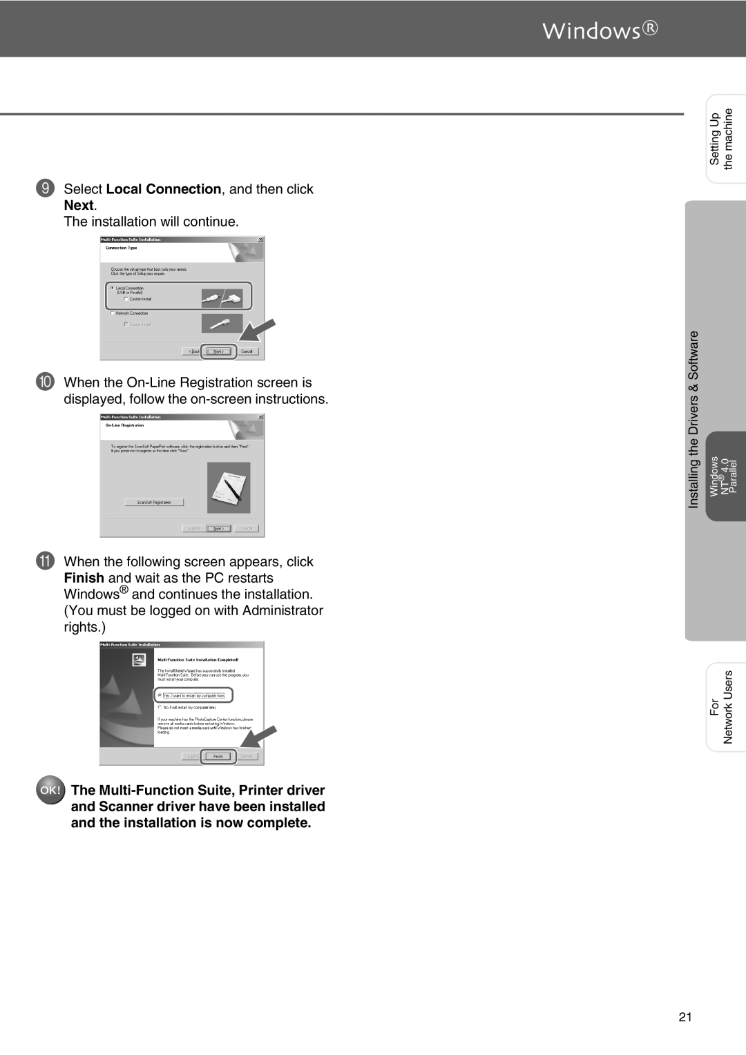 Microsoft SPC210SF setup guide Drivers & Software 