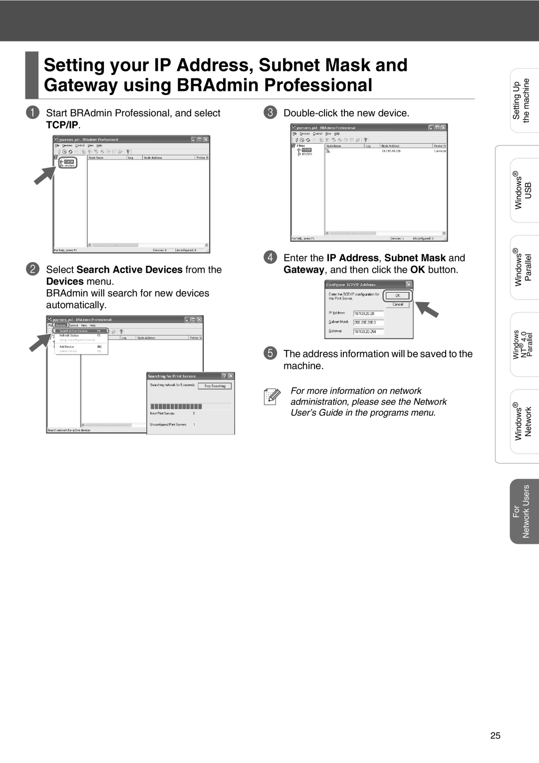 Microsoft SPC210SF setup guide Tcp/Ip 