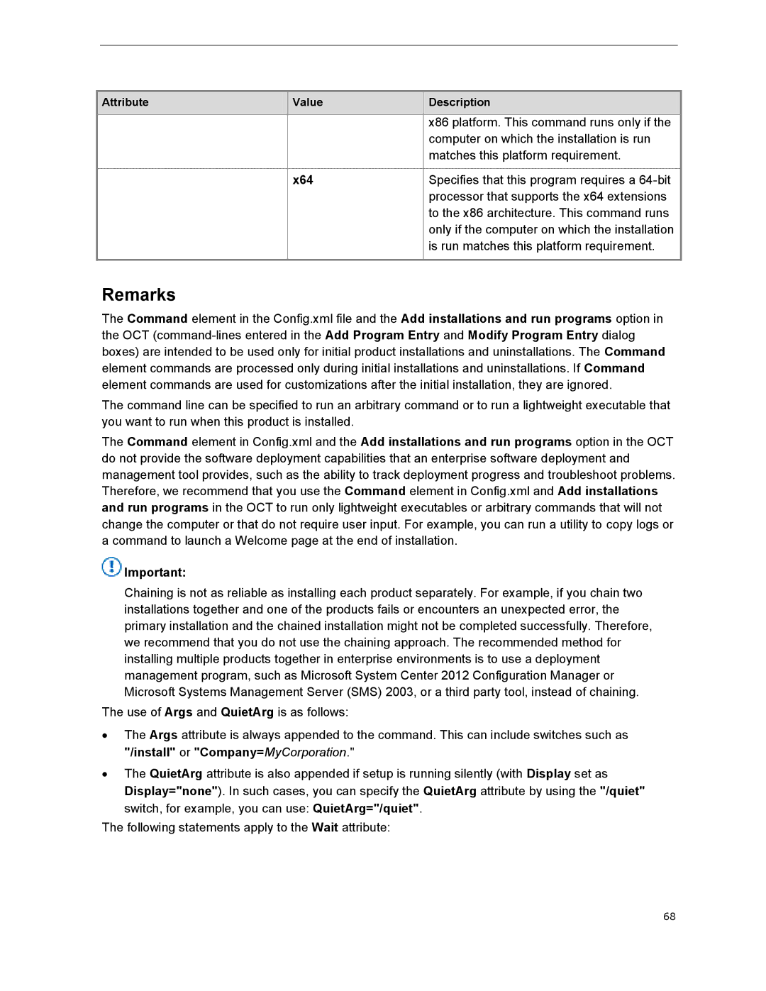 Microsoft 79G-03775, T5D01575 manual Remarks, X64 