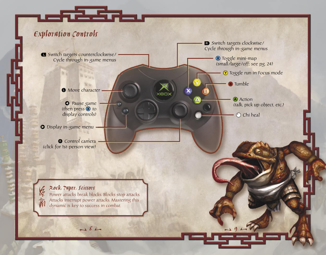 Microsoft X10-99979 manual Exploration Controls, Rock, Paper, Scissors 