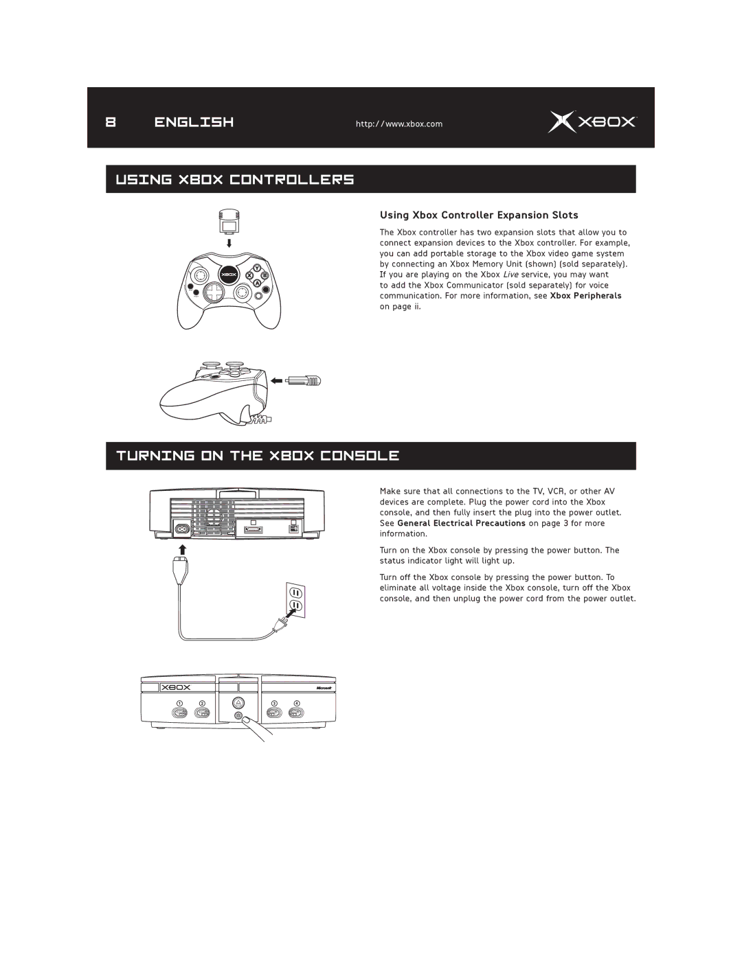 Microsoft XBOX manual IJGCCDCI=M7DM8DCHDA, Jhc\MWdm8dcigdaaZgmeVchdcHadih 
