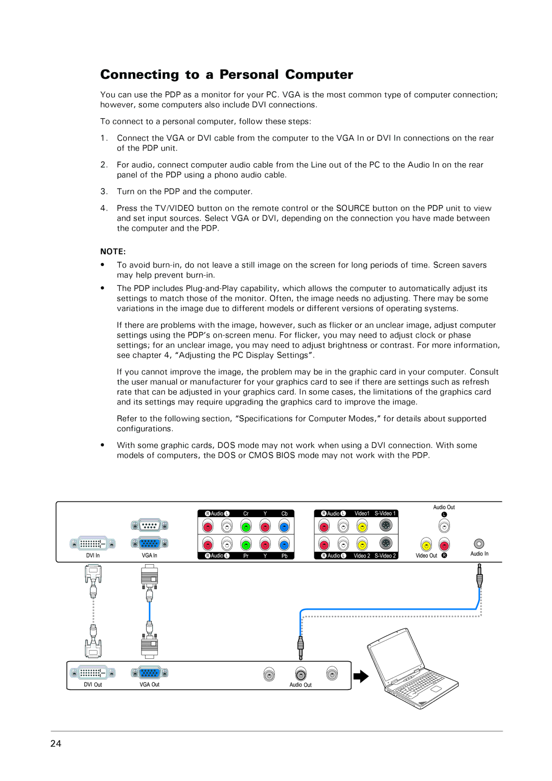 Microtek MHP1-HD user manual Connecting to a Personal Computer 