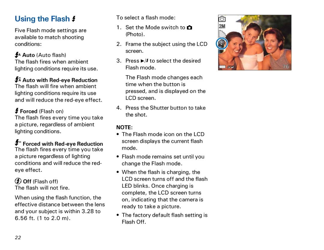 Microtek MKT-1300a manual Using the Flash 