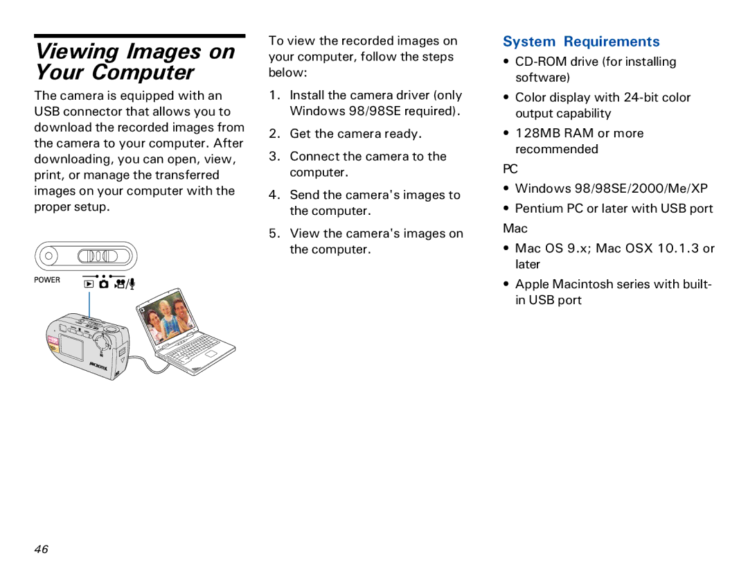 Microtek MKT-1300a manual Viewing Images on Your Computer, System Requirements 