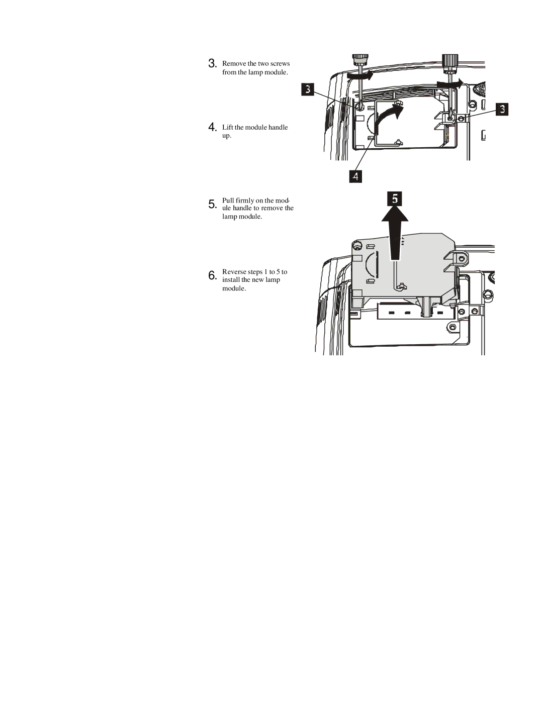 Microtek MS4 user manual Lift the module handle up 