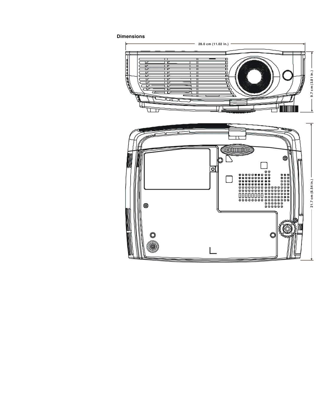 Microtek MS4 user manual Dimensions 