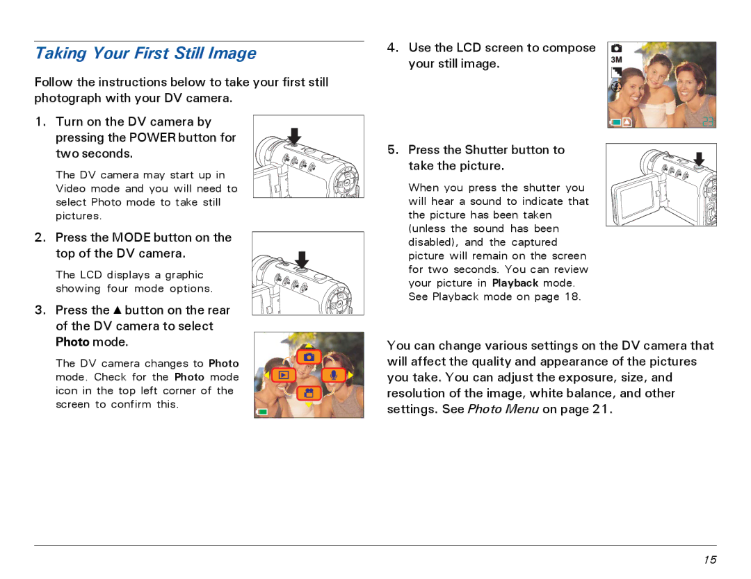 Microtek MV300 manual Taking Your First Still Image 