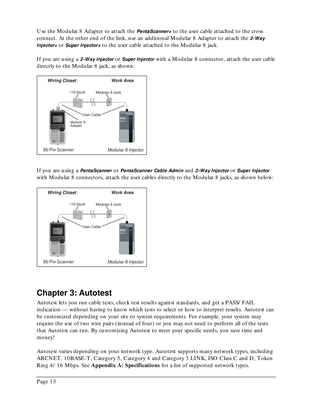 Microtest TSB-67 - 568A Annex E manual Autotest 