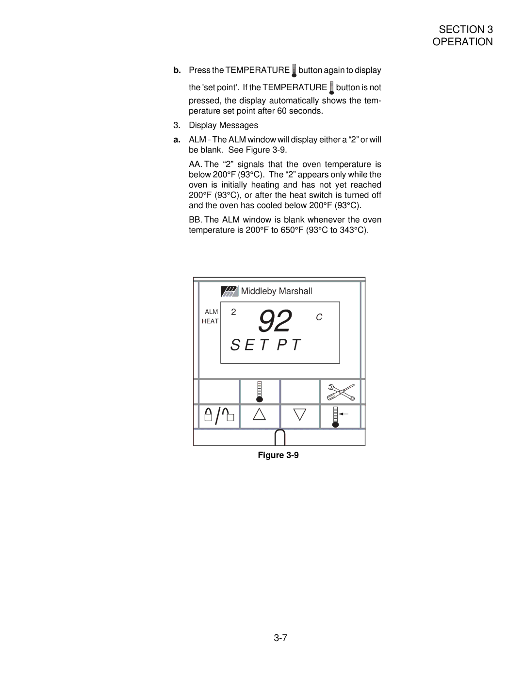 Middleby Cooking Systems Group PS360/PS360WB manual ALM Heat 