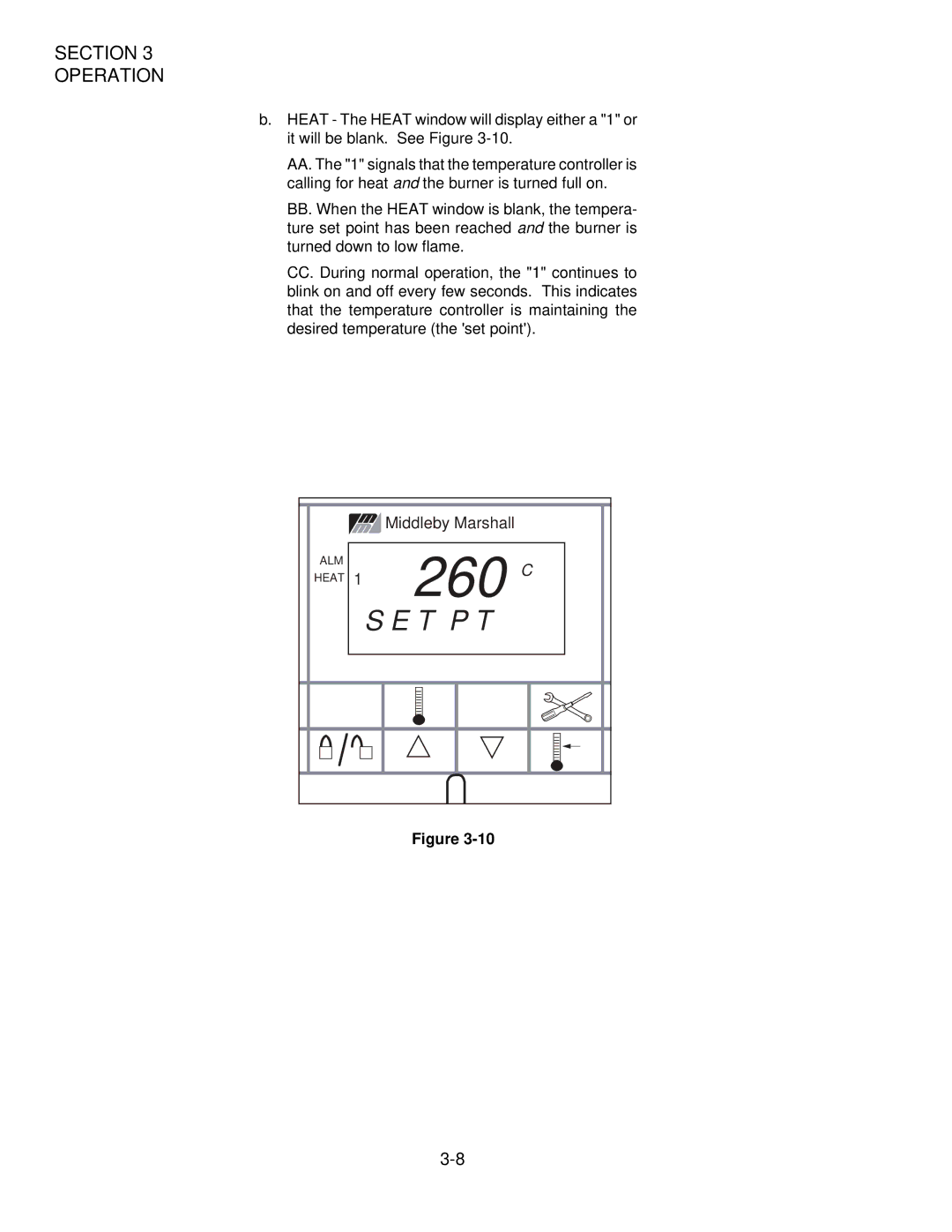 Middleby Cooking Systems Group PS360/PS360WB manual 260 C 