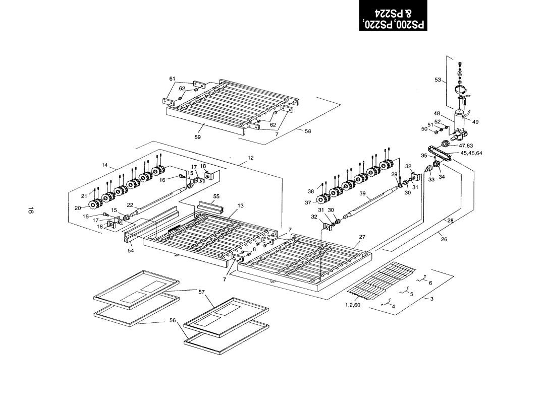 Middleby Marshall PS200 Tandem manual PS224 PS220,PS200 