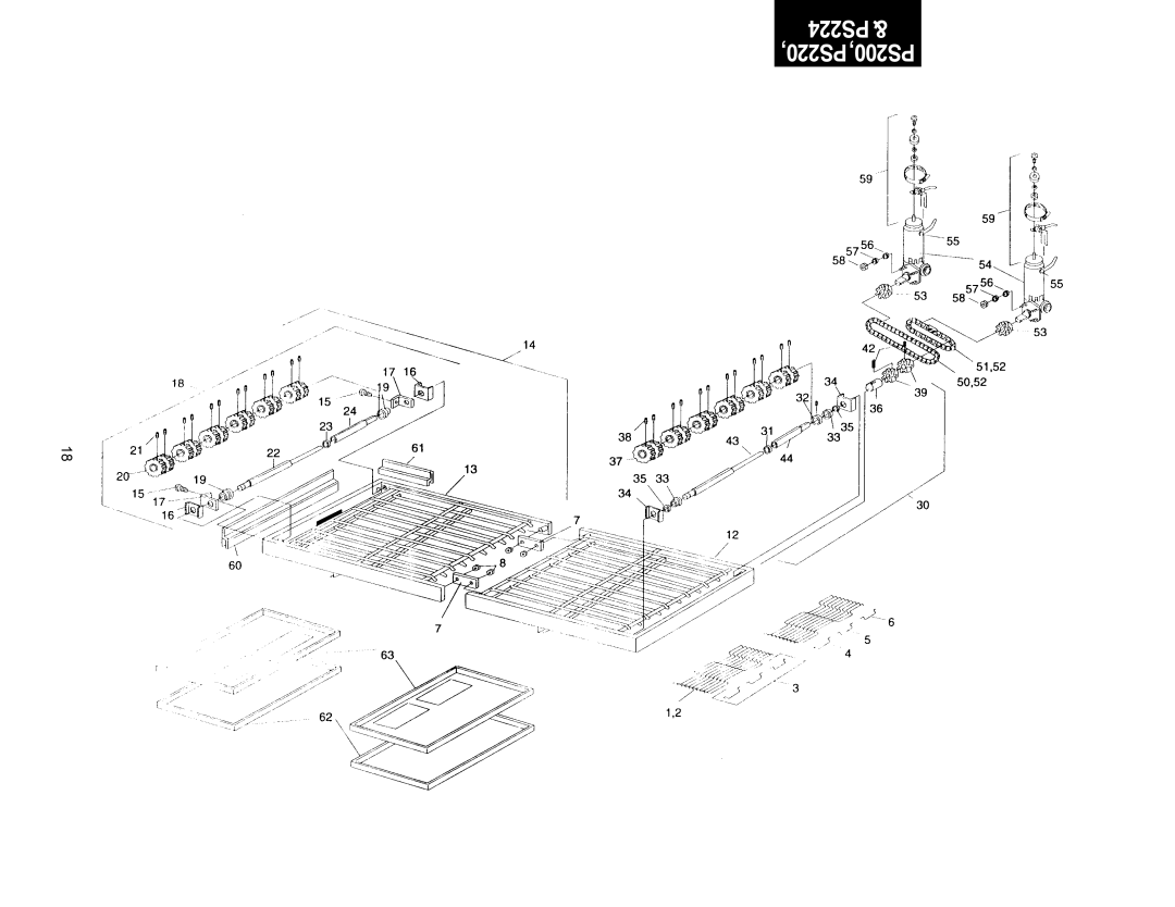 Middleby Marshall PS200 Tandem manual PS224 PS220,PS200 