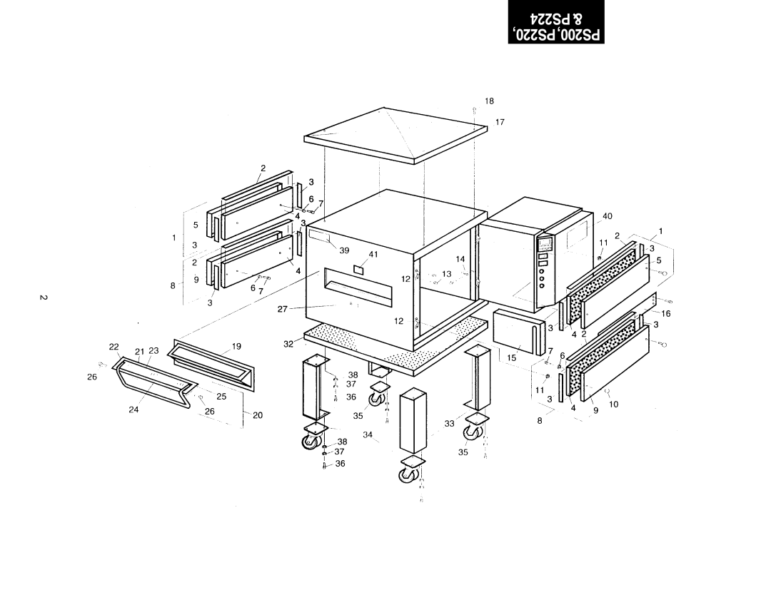 Middleby Marshall PS200 Tandem manual PS224 PS220,PS200 