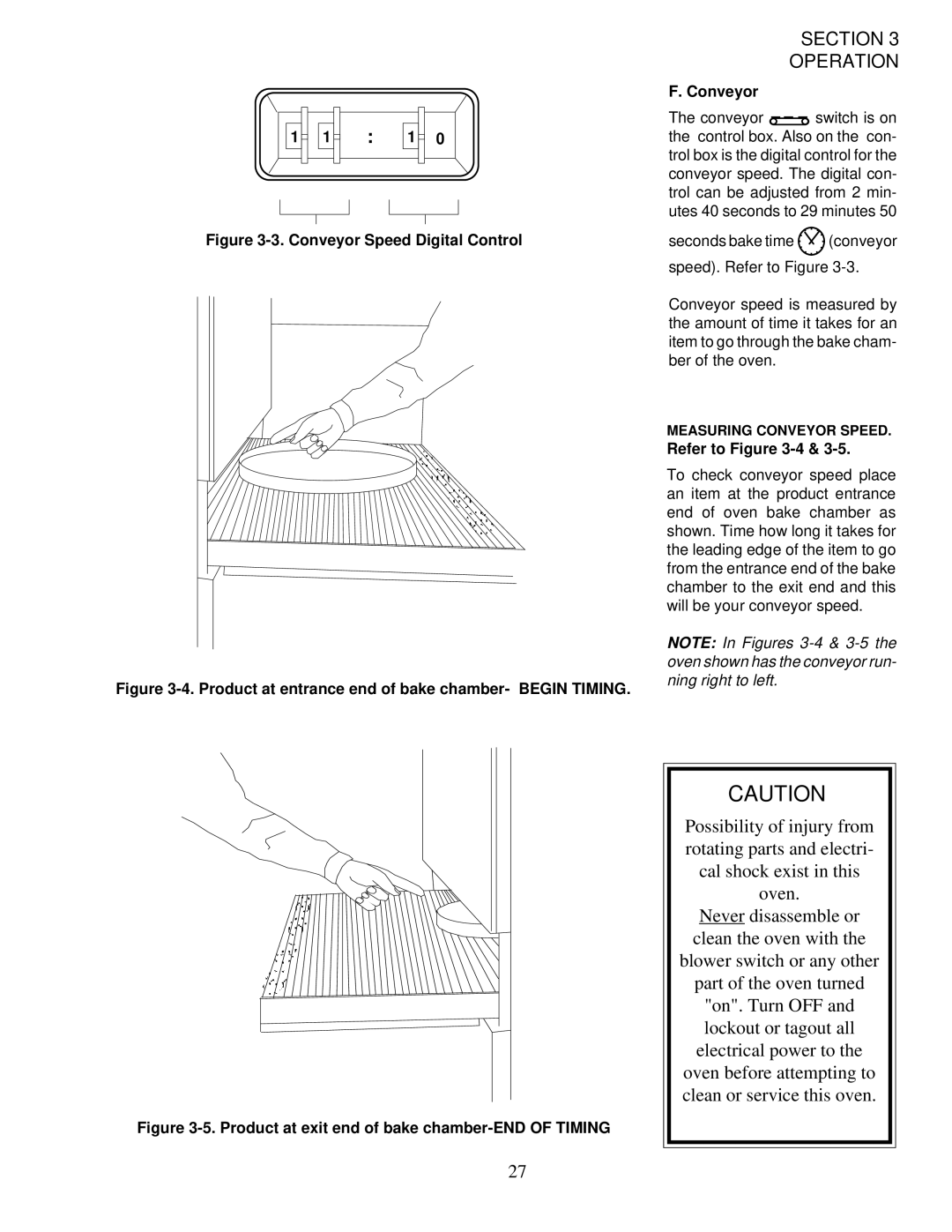 Middleby Marshall PS200-R68 installation manual Conveyor Speed Digital Control, Refer to -4 