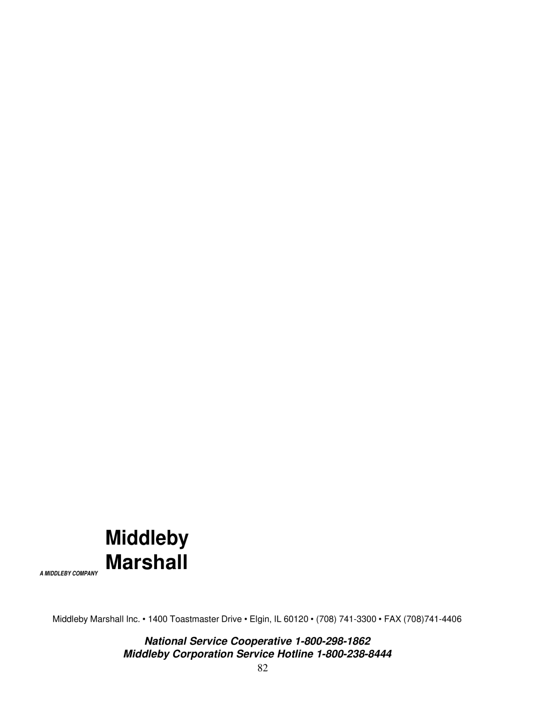 Middleby Marshall PS200-R68 installation manual Middleby Marshall 