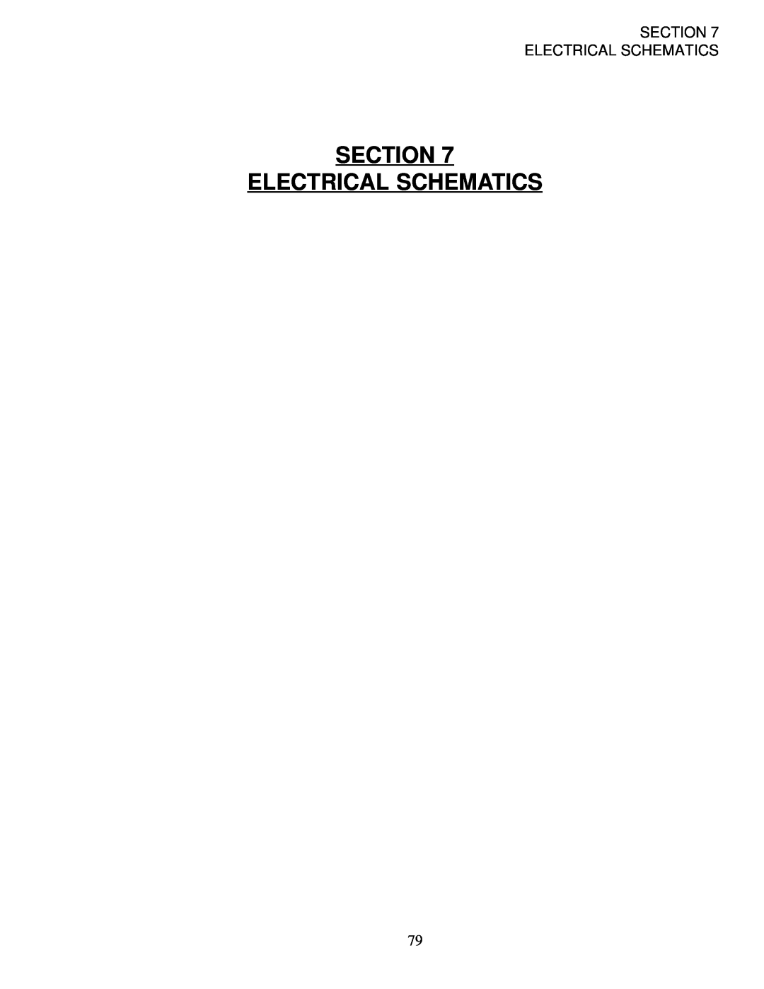 Middleby Marshall PS200-R68 installation manual Section Electrical Schematics 