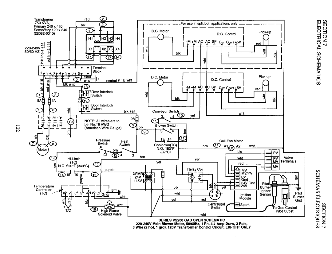 Middleby Marshall PS200 manual 