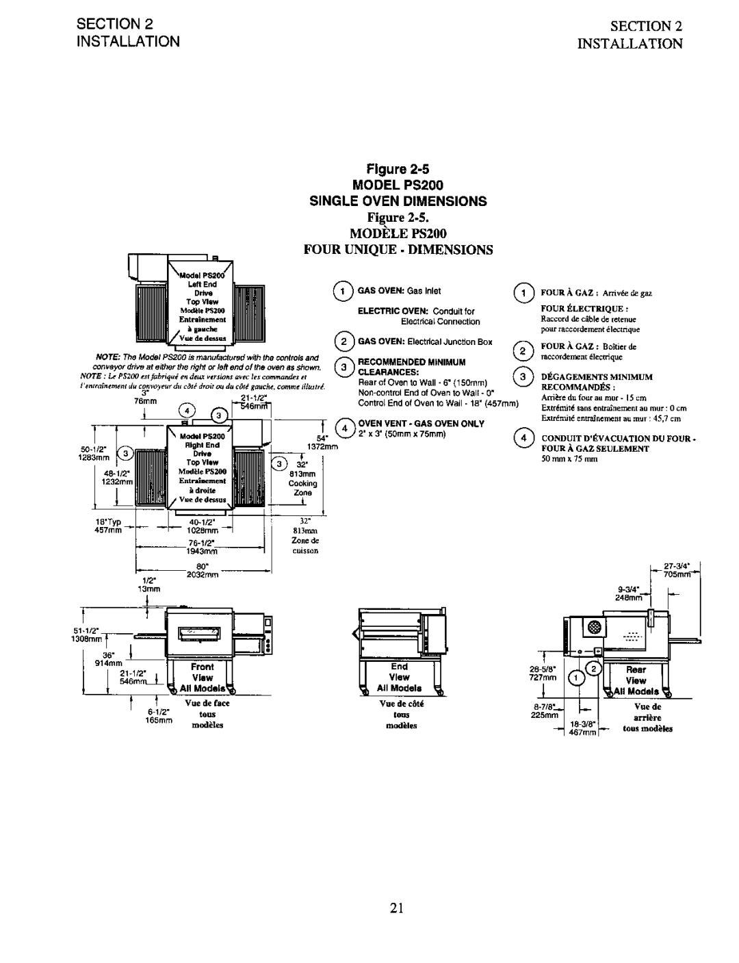 Middleby Marshall PS200 manual 