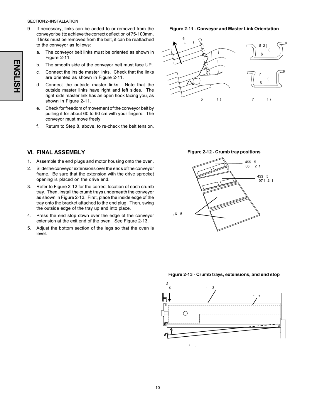 Middleby Marshall PS360-U installation manual VI. Final Assembly, Conveyor and Master Link Orientation 