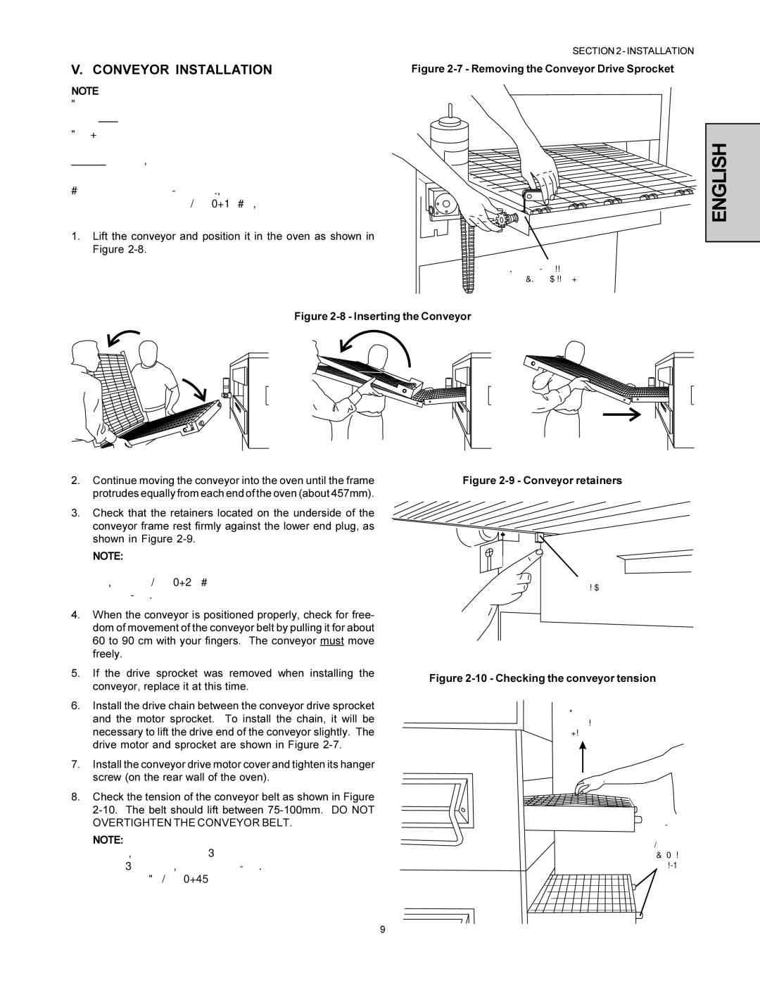 Middleby Marshall PS360-L, PS360WB-U installation manual Conveyor Installation, Removing the Conveyor Drive Sprocket 