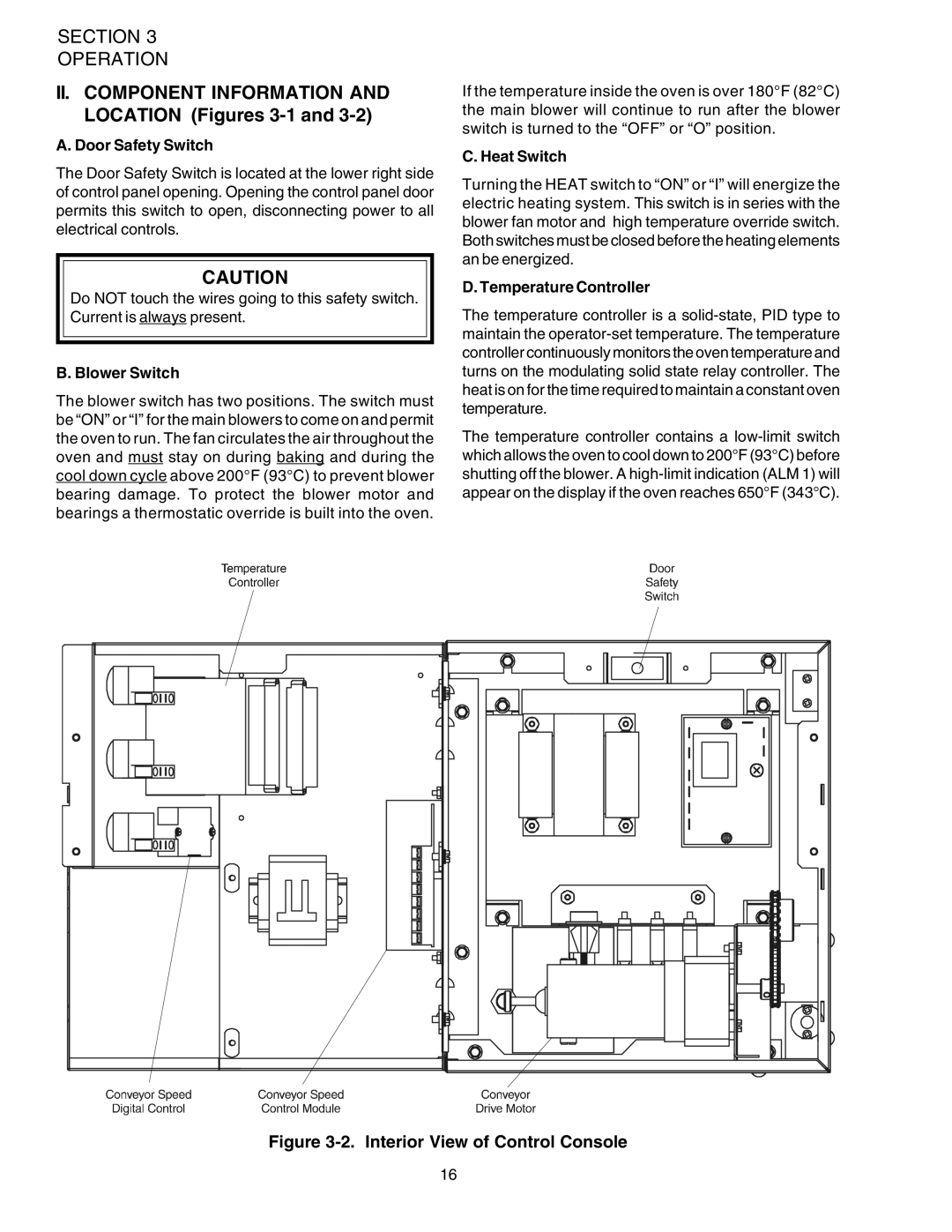 Middleby Marshall PS520 installation manual II. Component Information and Location Figures 3-1 