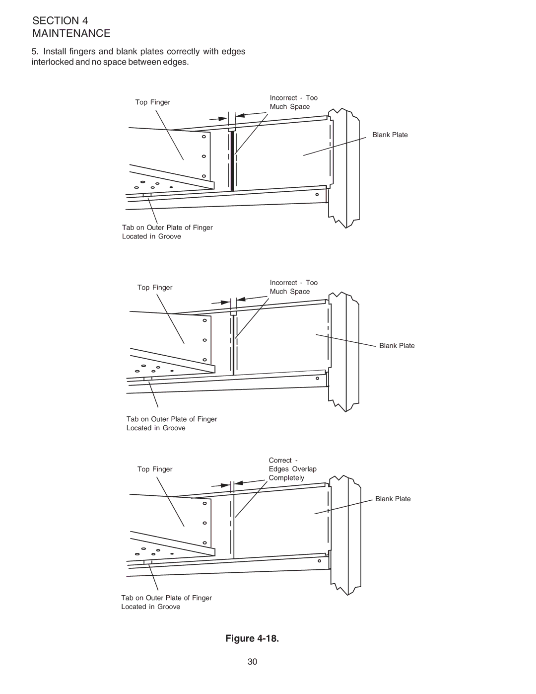 Middleby Marshall PS520 installation manual Section Maintenance 