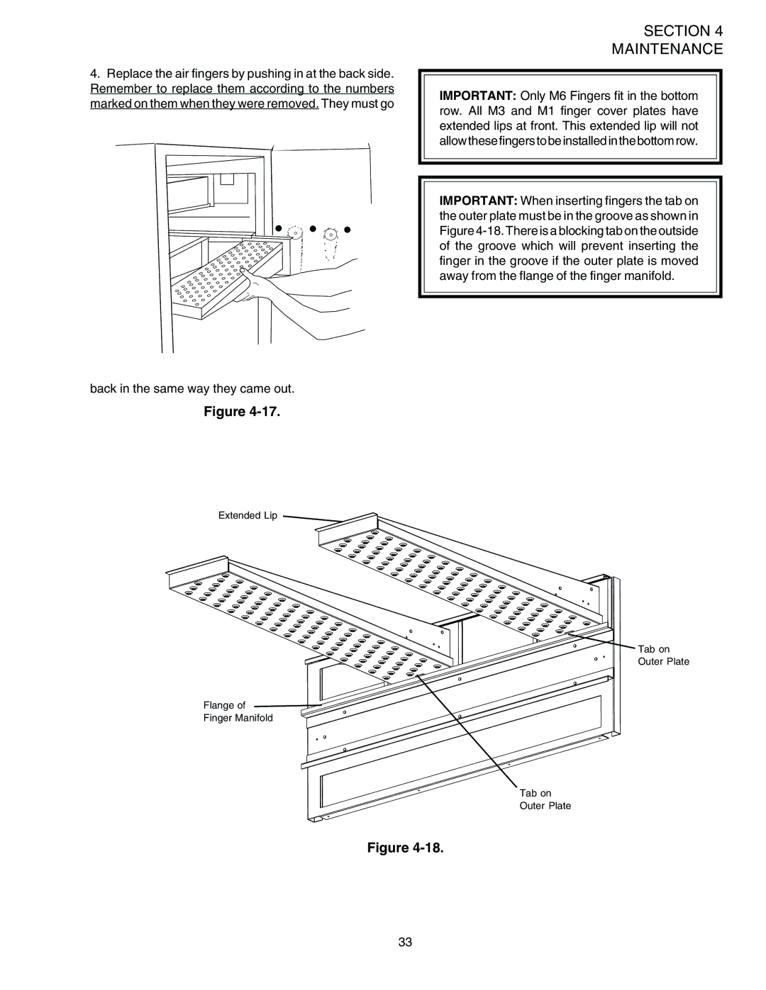 Middleby Marshall PS536-Series installation manual Back in the same way they came out 