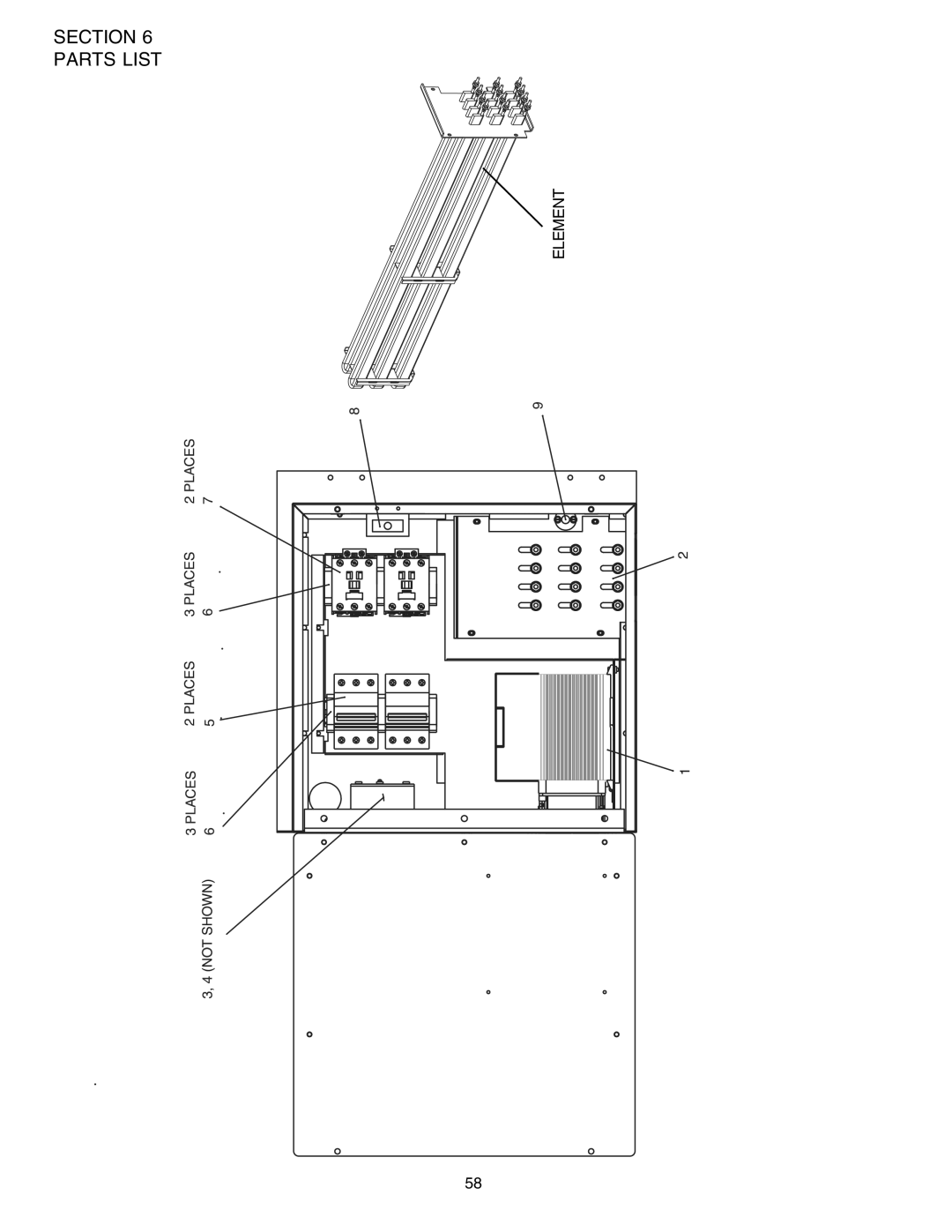 Middleby Marshall PS536-Series installation manual Element 