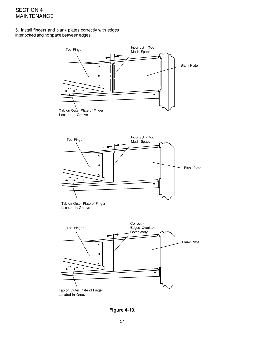 Middleby Marshall PS536ES installation manual Section Maintenance 