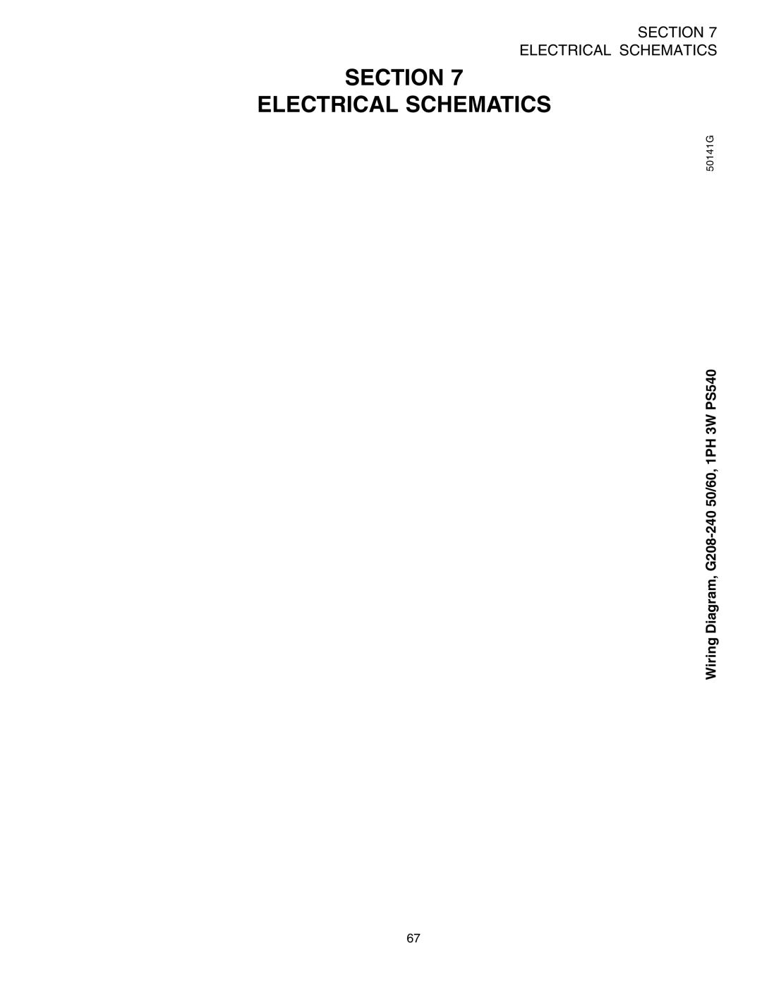 Middleby Marshall PS540 installation manual Section Electrical Schematics 