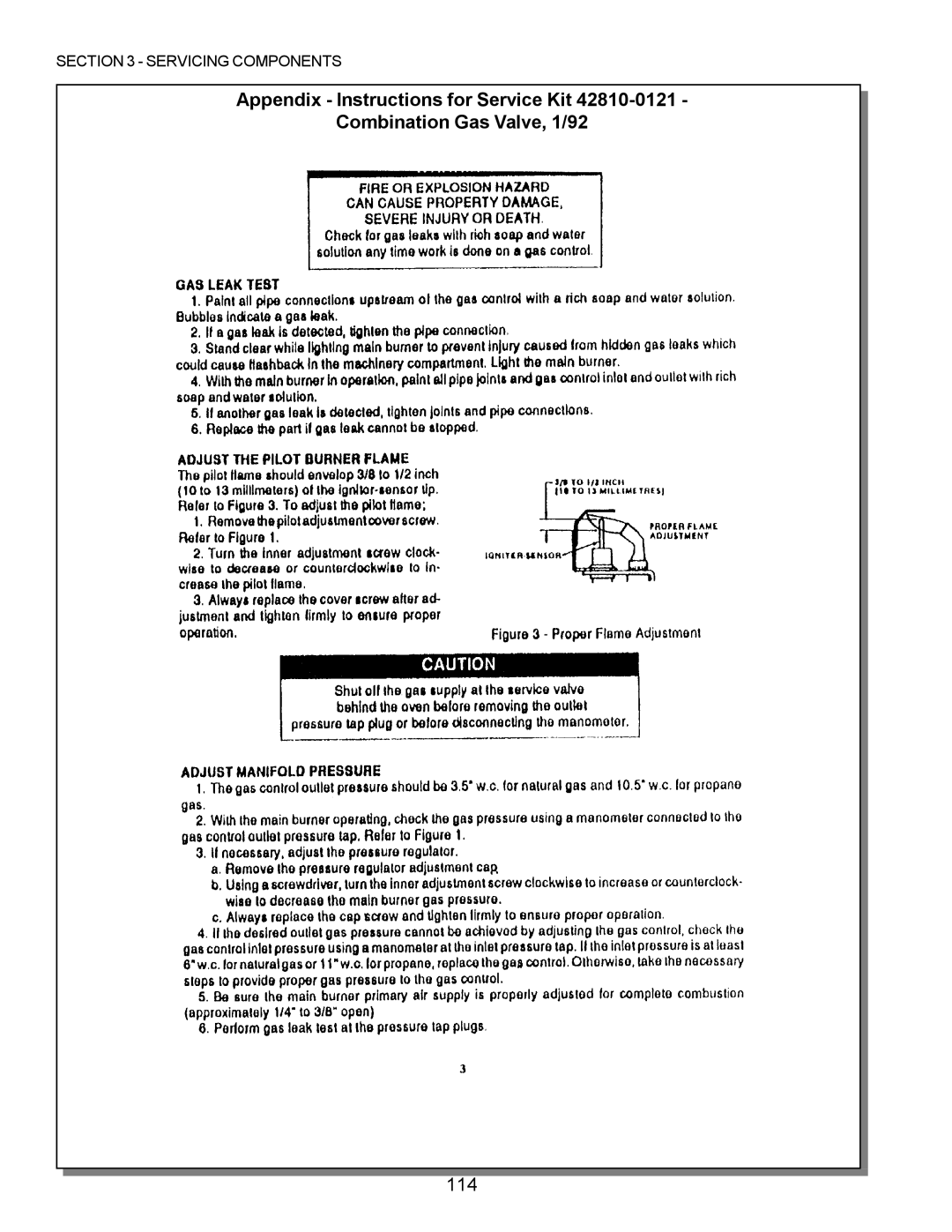 Middleby Marshall PS360, PS570, PS200, PS555, PS220, PS224 PS310 manual 114 