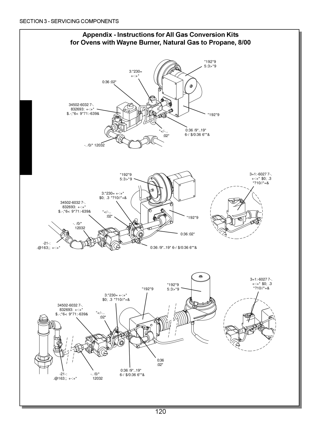 Middleby Marshall PS360, PS570, PS200, PS555, PS220, PS224 PS310 manual English, 120 