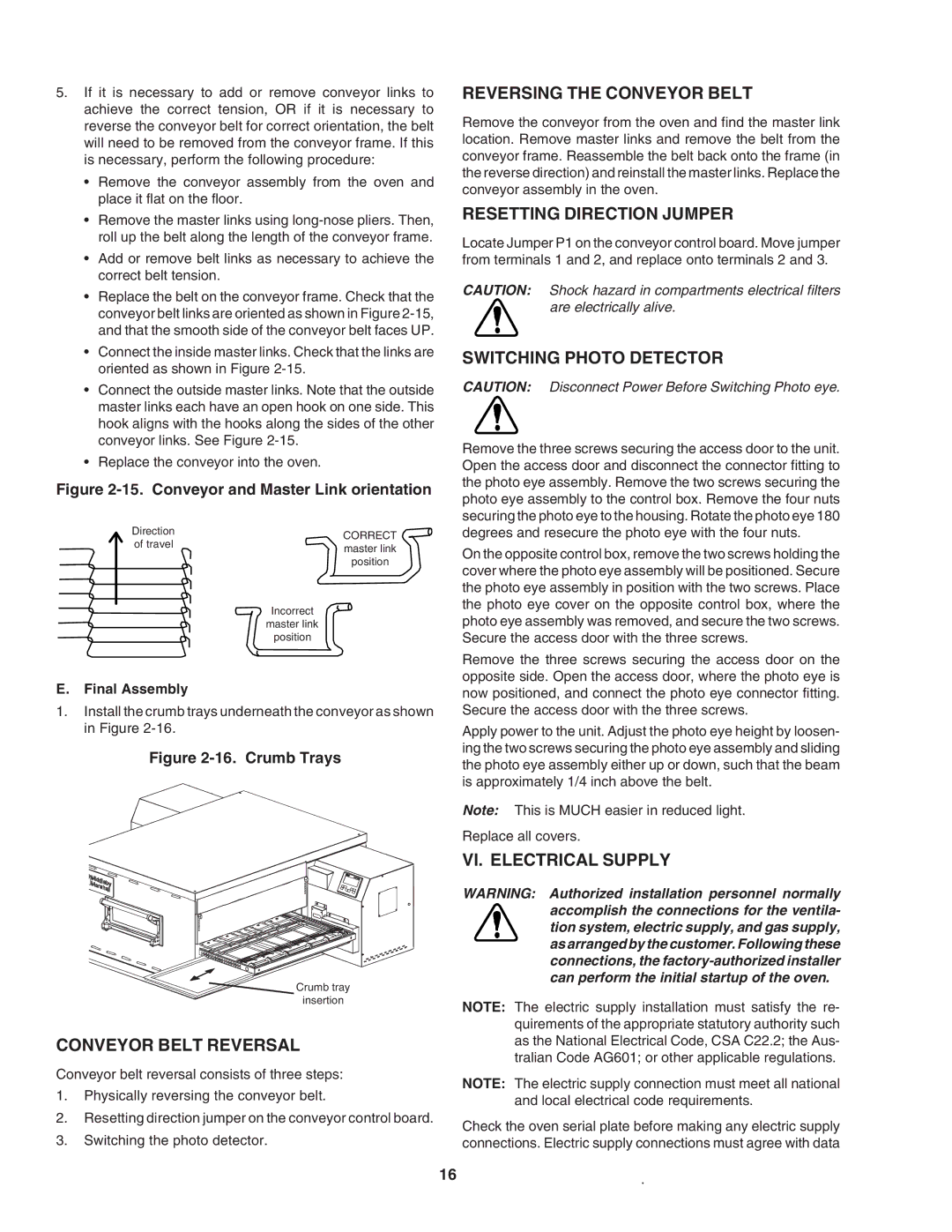 Middleby Marshall PS640 installation manual Conveyor Belt Reversal, Reversing the Conveyor Belt, Resetting Direction Jumper 