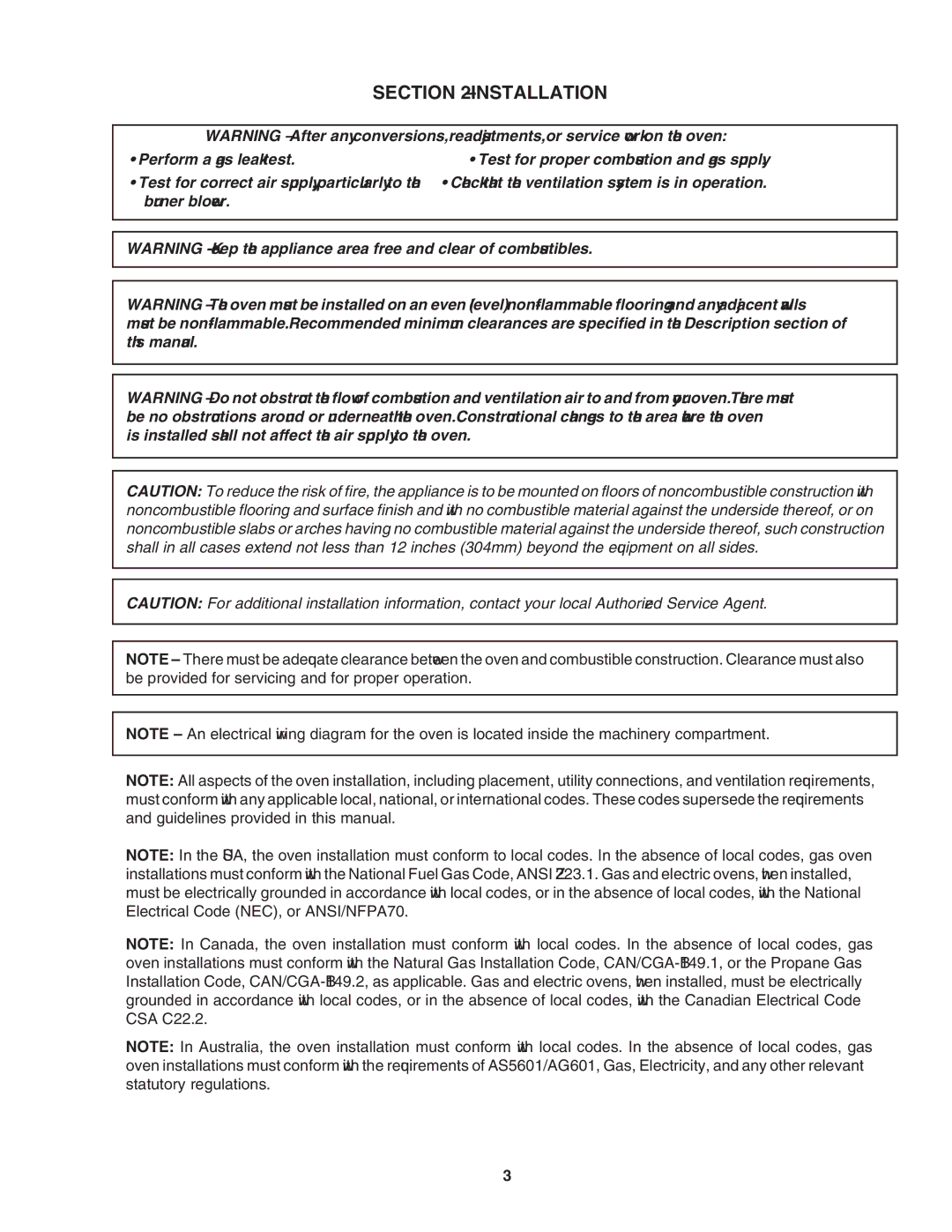 Middleby Marshall PS640 installation manual Installation 