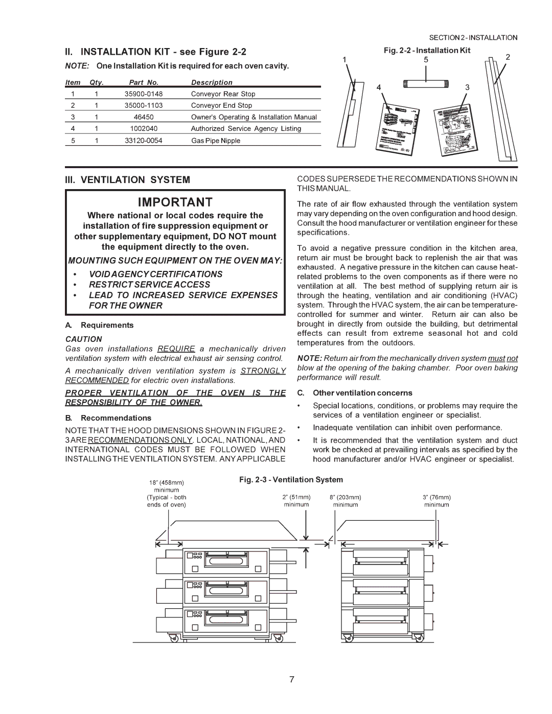 Middleby Marshall PS670 installation manual 