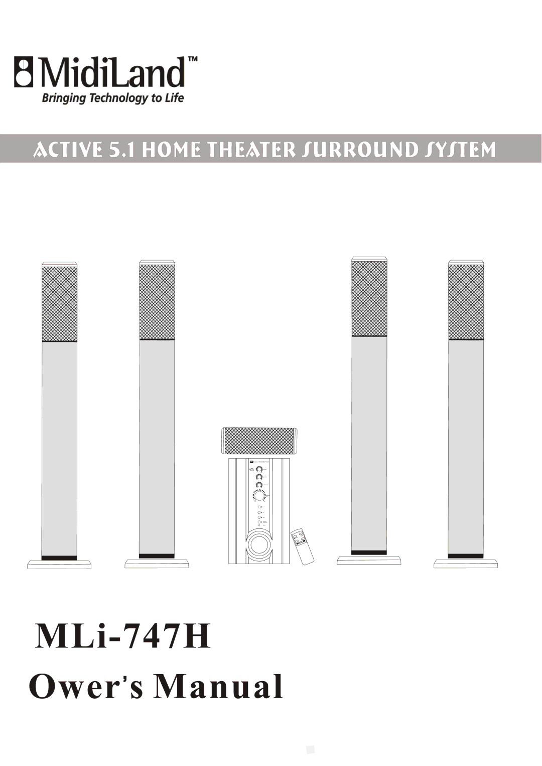 MidiLand manual MLi-747H Ower,s Manual 