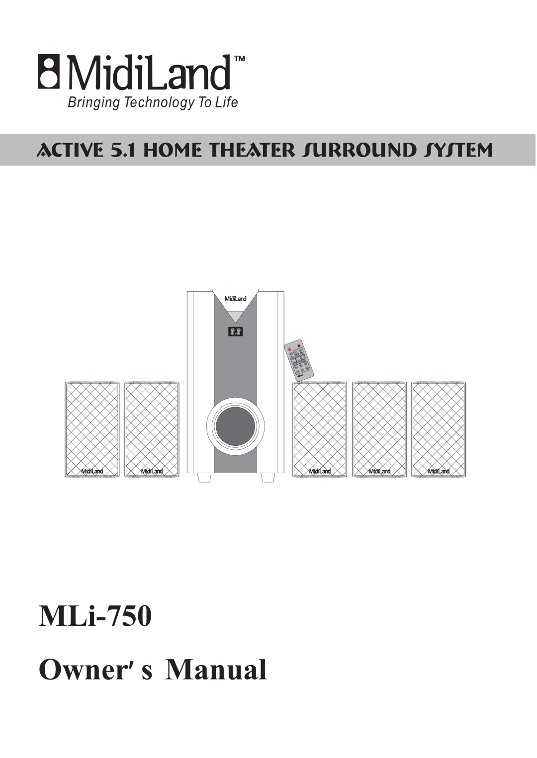 MidiLand manual MLi-750 